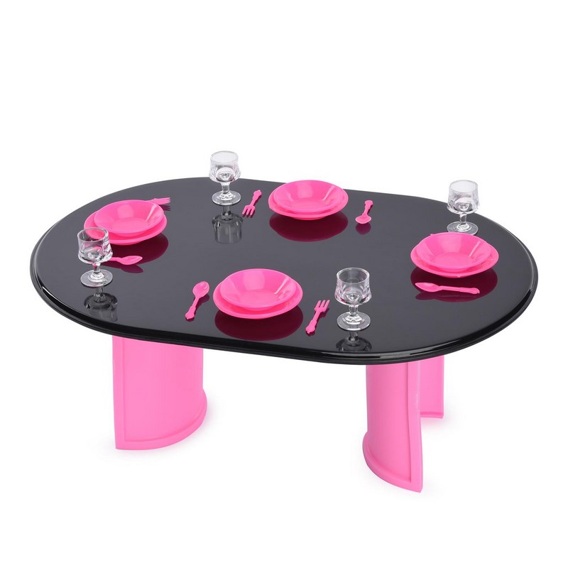 Мебель для кукол "Стол" (розовый) С-1390