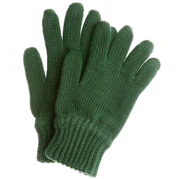 Перчатки двойные (р. 14, темно-зеленый)