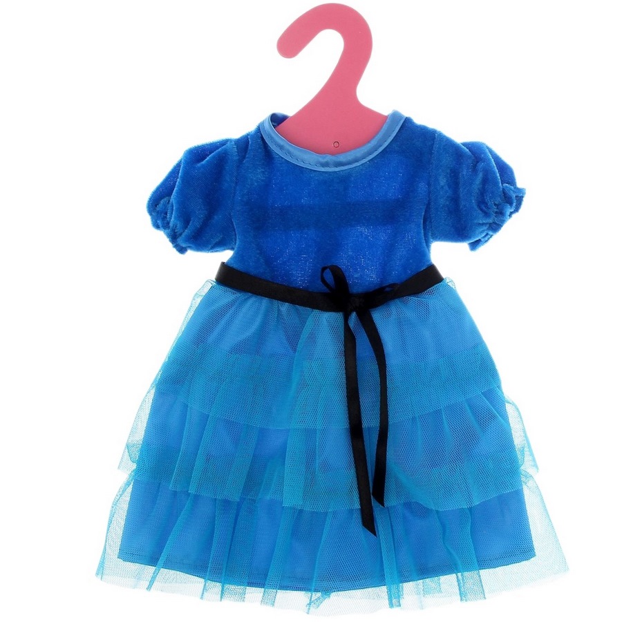 Одежда для пупса "Маленькое чудо" Вечернее синее платье