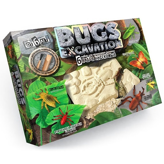Набор для проведения раскопок Bugs Excavation Насекомые BEX-01-03