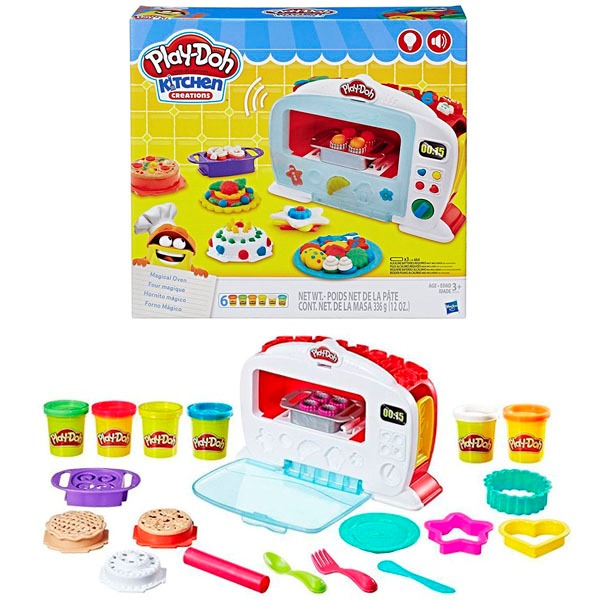 Набор Play-Doh "Чудо печь" (пластилин, 6 баночек, 336 г.)