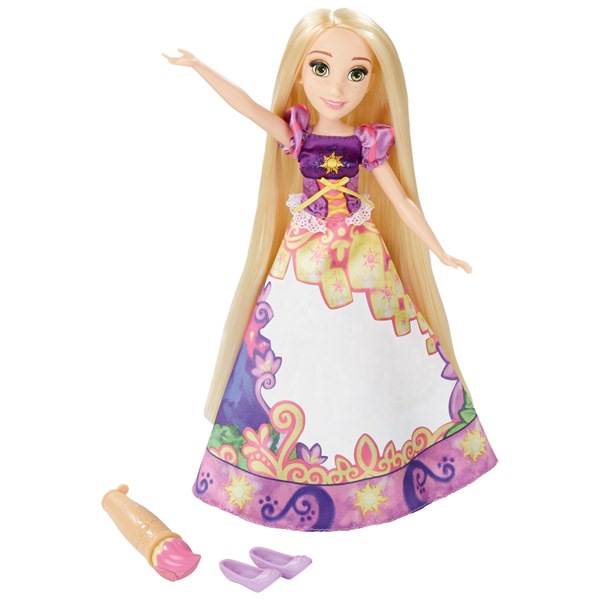 Модная кукла принцесса в в юбке с проявляющимся принтом в ассорт.b5295
