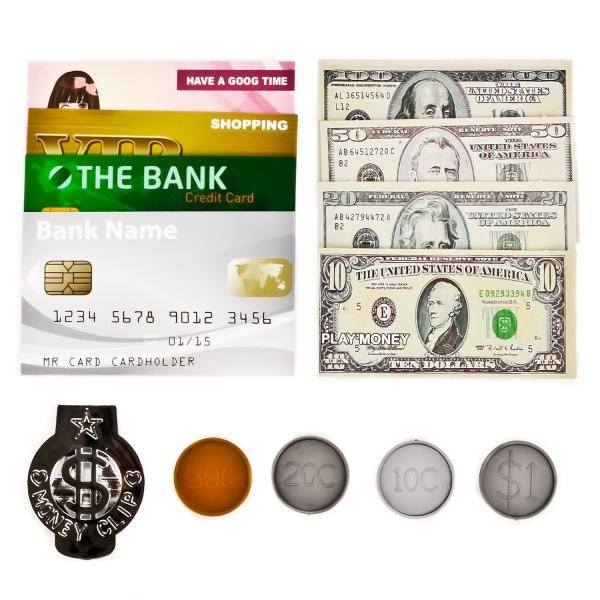 Набор игровой "деньги" (купюры, монеты, карты)