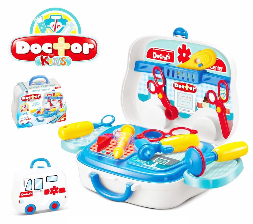 Игровой набор "Доктор" в чемодане (13 предметов)