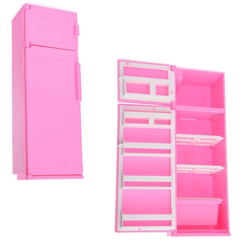 Холодильник "Огонек" (розовый, 10x20х30 см)