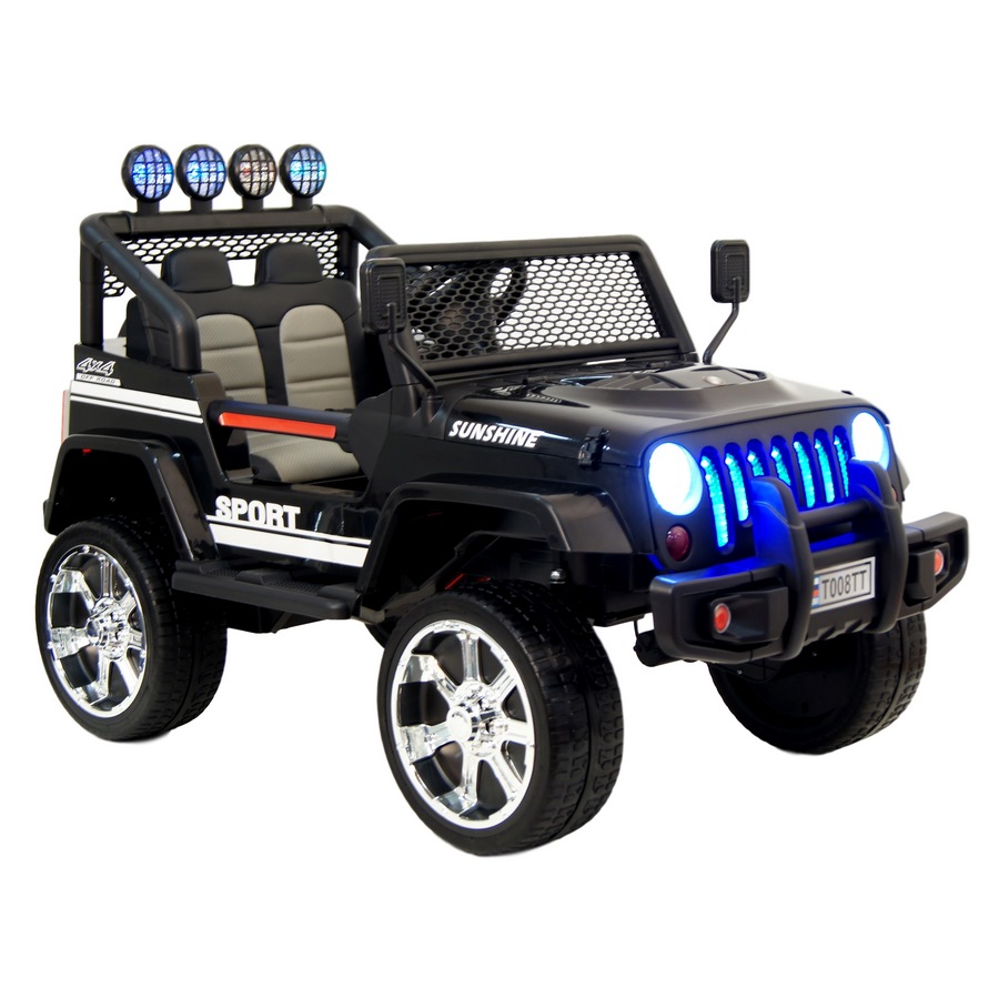 Электромобиль Jeep 4WD (черный) T008TT