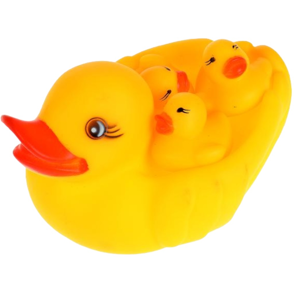 Игрушка для ванной "Играем вместе" Утка-мыльница малая с утятами