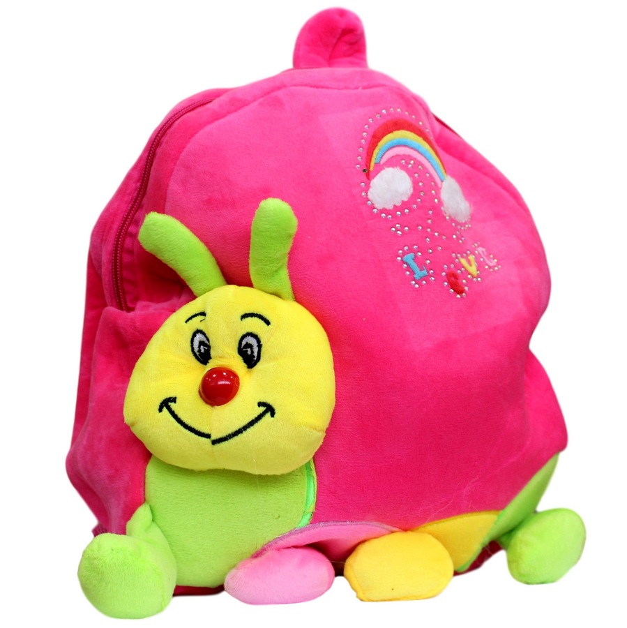 Мягкая игрушка рюкзак "Гусеница" (26x30x8 см)