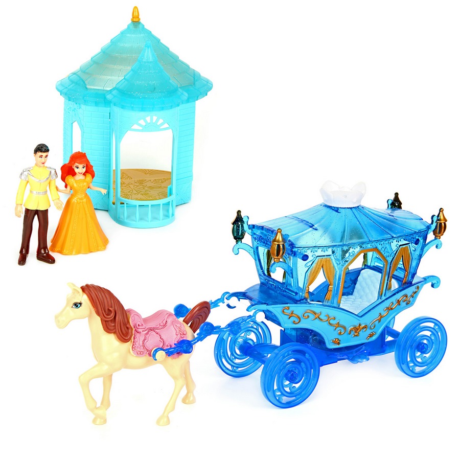 Игровой набор "Принц и Принцесса" (фигурки, лошадь, карета) 58376