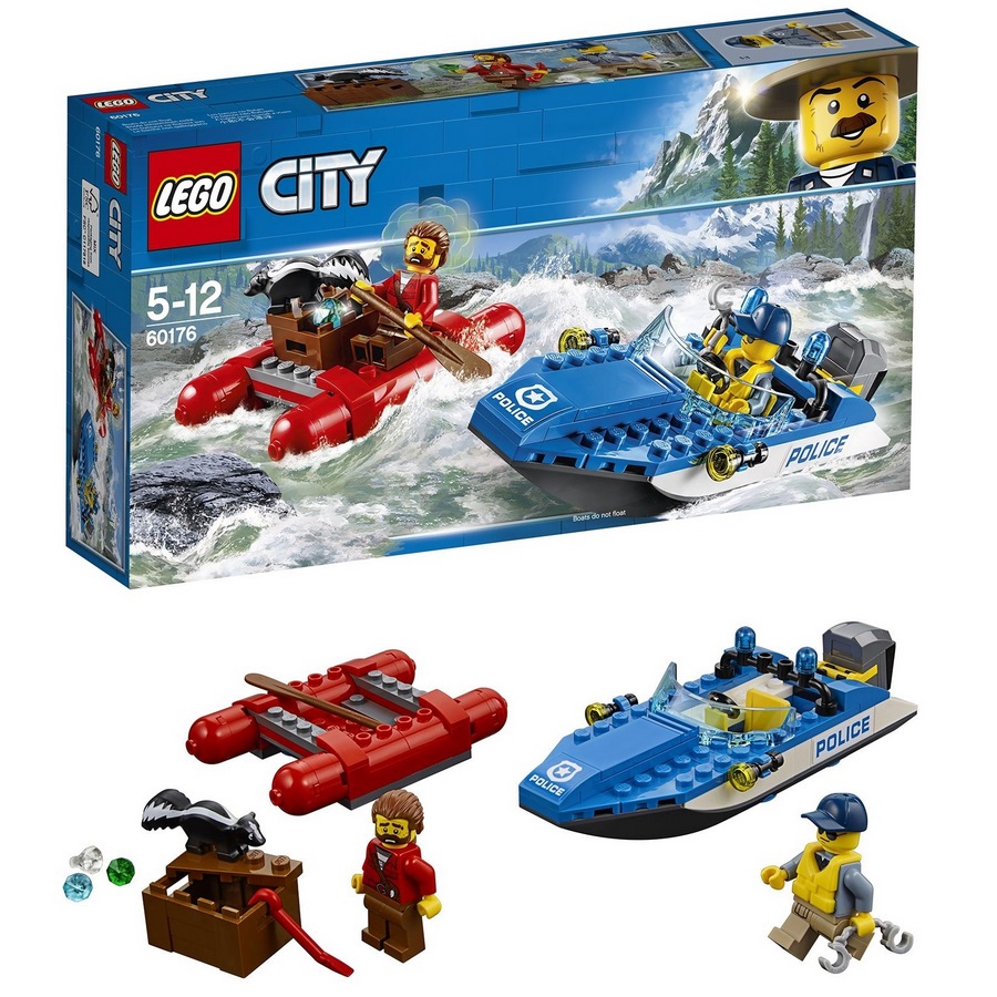 Лего Город "Погоня по горной реке" (126 дет.)