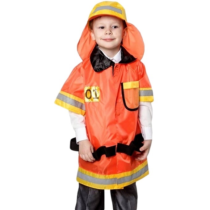 Пожарный (курточка, шапка)