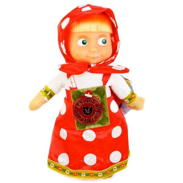 Мягкая игрушка "Мульти-пульти" Маша и Медведь. Маша в нарядном платье (29 см)