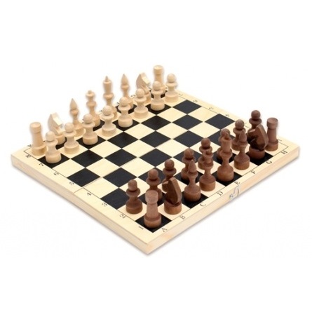 Шахматы деревянные обиходные парафинированные (29х14 см)