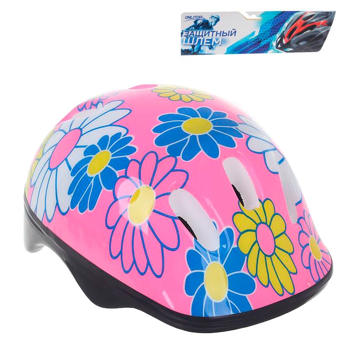 Шлем защитный OT-SH6 (размер S, 52-54 см, розовый)