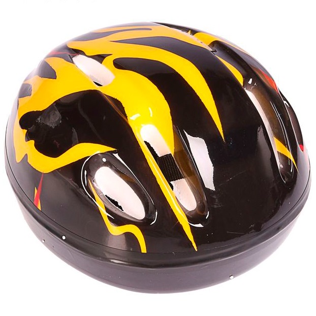 Шлем защитный OT-H6 детский S (52-54 см, черный)