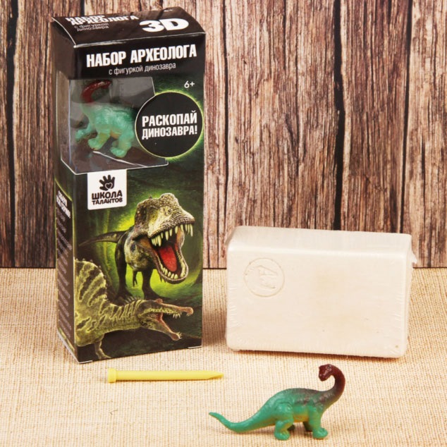Набор археолога серия с фигуркой-игрушкой динозавра "Сейсмозавр"