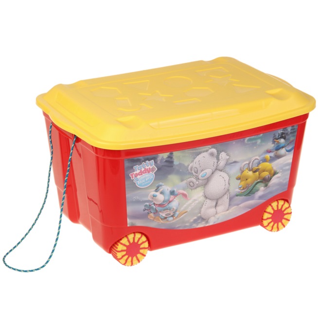 Ящик для игрушек на колесах с аппликацией Me to you (58х39х33. 5 см)