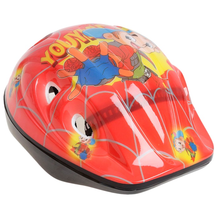 Шлем защитный OT-502 (размер S, 52-54 см, красный)