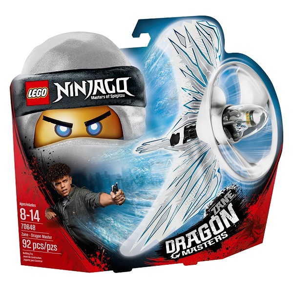 Лего Ниндзяго "Мастер дракона" минифигурка Зейн (волчок)