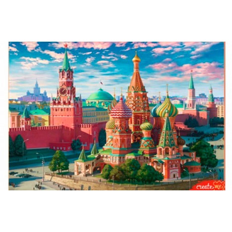 Картина по номерам "Москва. Красная площадь" (40х50 см)