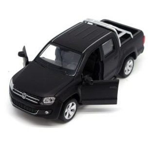 Машина Volkswagen Amarok (открываются двери, 12 см, черный матовый)