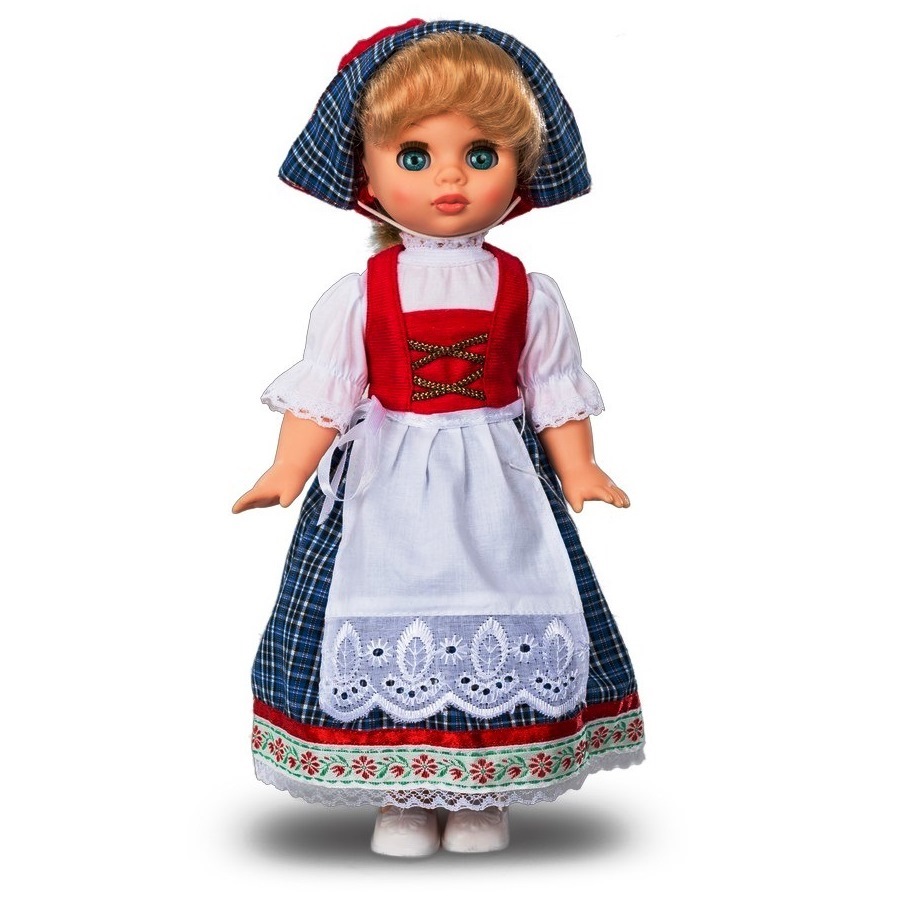 Кукла Эля в баварском костюме (Весна) в2635