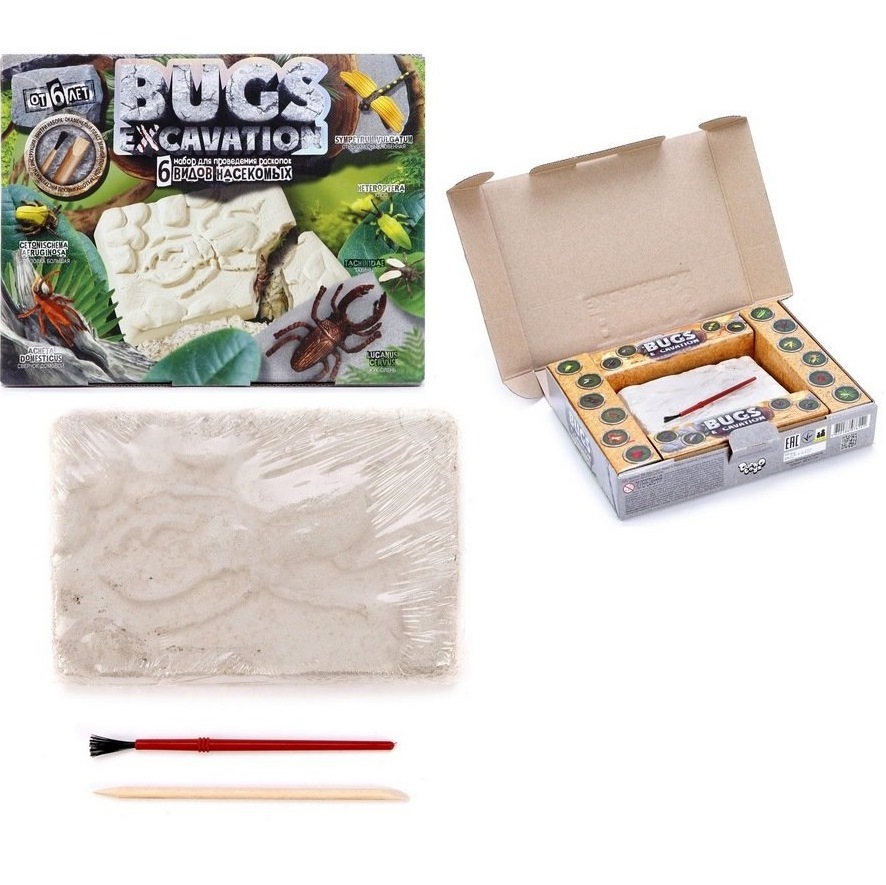 Набор для проведения раскопок серия "bugs excavation" жуки bex-01-01 bex-01-01  2908788