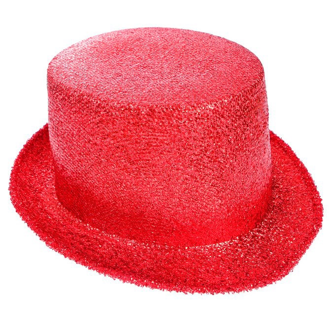 Карнавальная шляпа "Блеск" (красный)