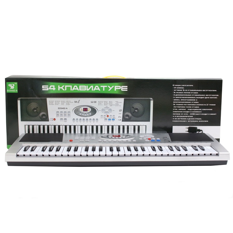 Синтезатор (54 клавиши, 73х24 см)