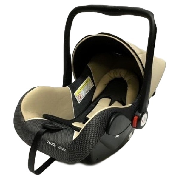 Автокресло 0-13 кг "Мишутка" Baby Car Seat (бежевый/черная точка) HB801