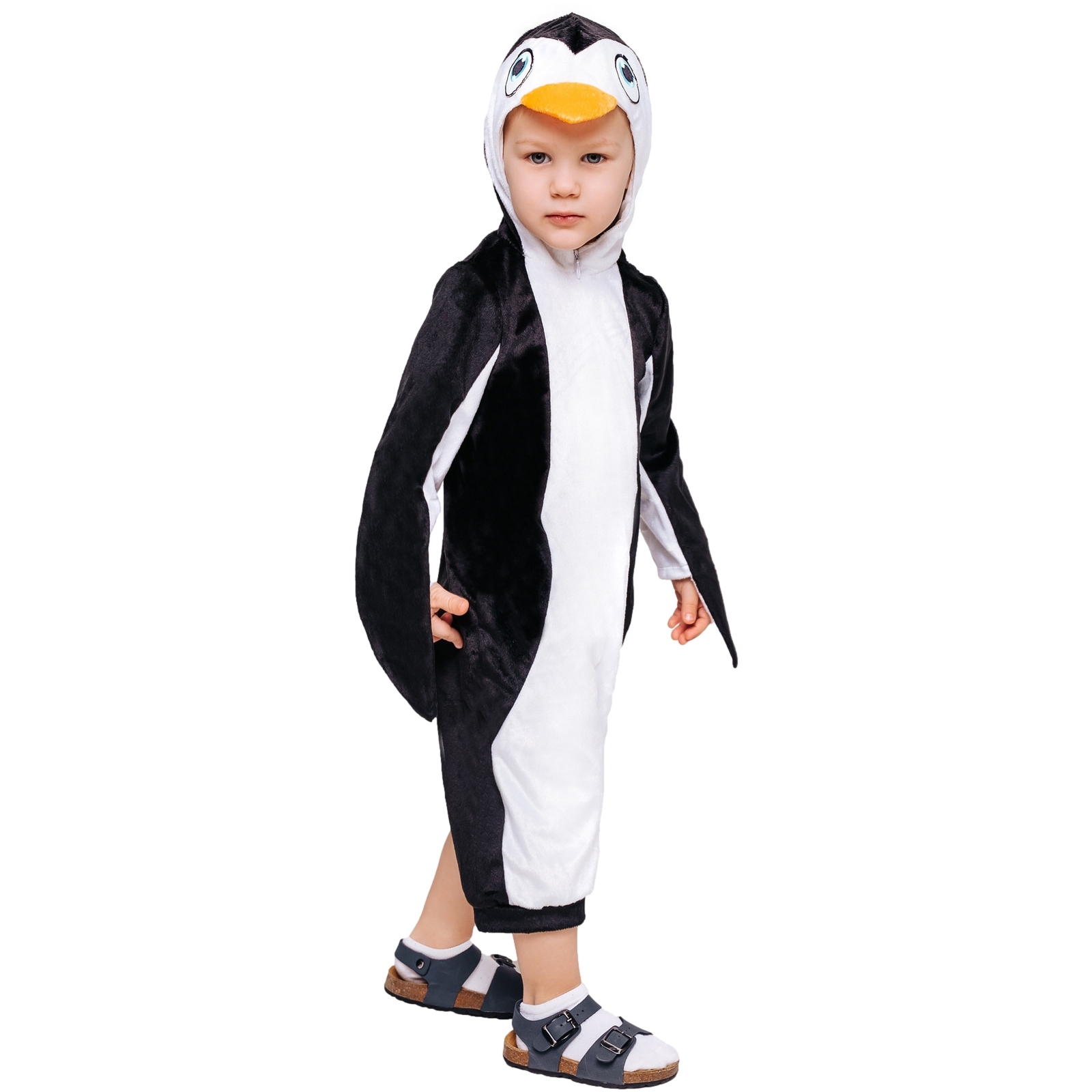 Карнавальный костюм "Пингвин" (комбинезон) размер 104-52