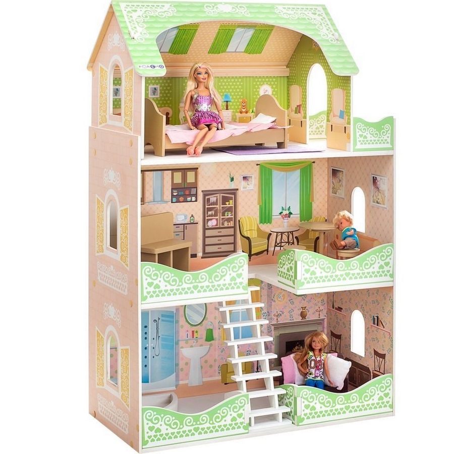 Кукольный домик "Луиза Виф" (с мебелью) РD318-10