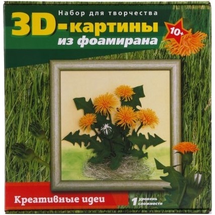 3D картина из фоамирана "Одуванчики"