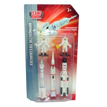 Набор моделей "Технопарк" Космическая экспедиция (3 ракеты)