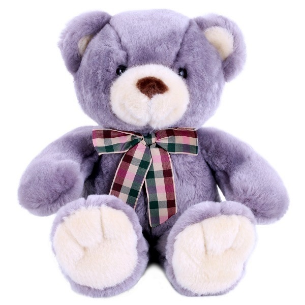 Мягкая игрушка "Медведь" Softoy (лавандовый, 32 см)
