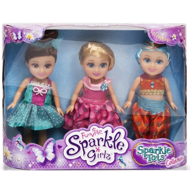Набор кукол Sparkle Girlz "Сказочные подружки" (3 шт, 15.5 см)