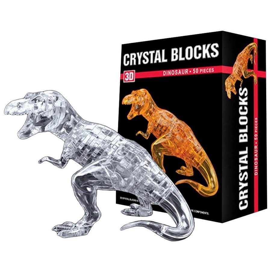 Конструктор кристаллический 3Д пазл "Динозавр" (50 дет.)