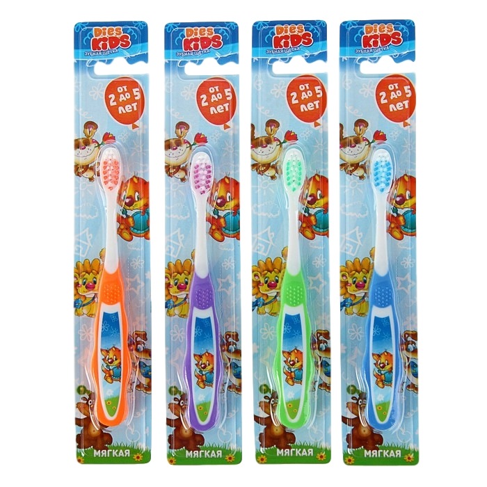 Зубная щётка D.I.E.S экстра мягкая (2-5 лет)