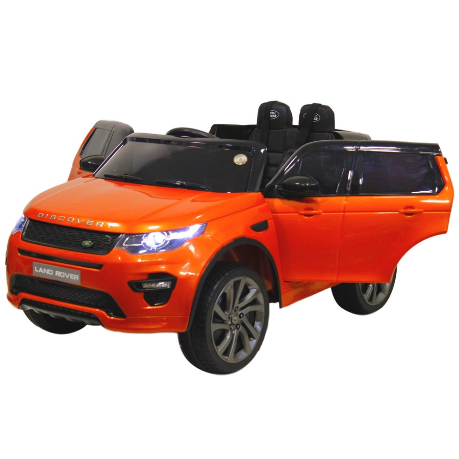 Электромобиль Land Rover Discovery (оранжевый) O111OO