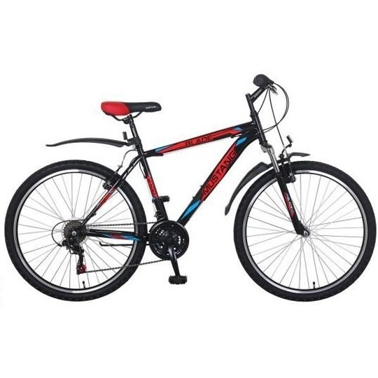 Велосипед MTB 26" ХАРД Mustang Blade 2100 (черно-красный)