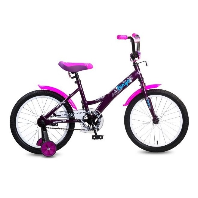 Велосипед 18" Navigator Bingo (розово-фиолетовый)