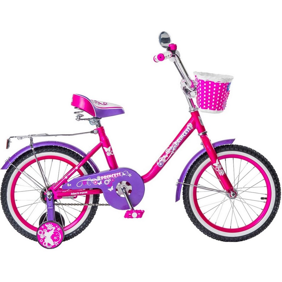 Велосипед 18" Black Aqua Princess 1s (розово-сиреневый)