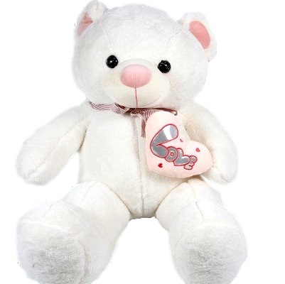 Мягкая игрушка "Медведь с бантом и сердцем" (100 см)