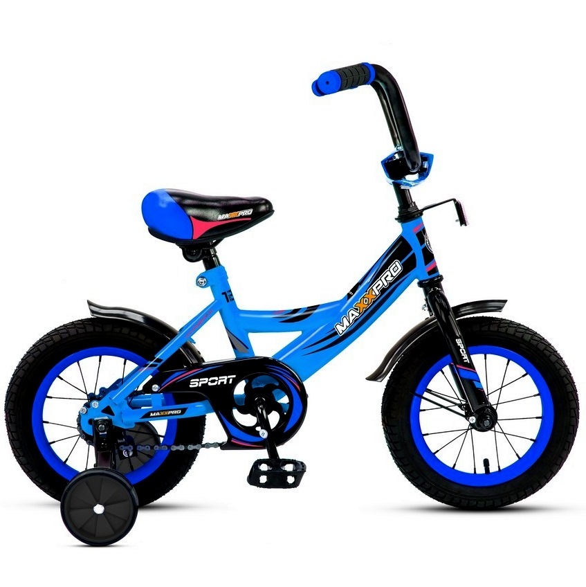 Велосипед 14" MaxxPro Sport-14-5 (матовый сине-черный)