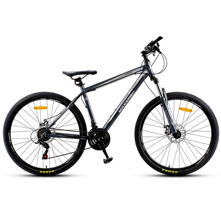 Велосипед 27.5" MaxxPro Hard (серо-черный, 21 скорость)