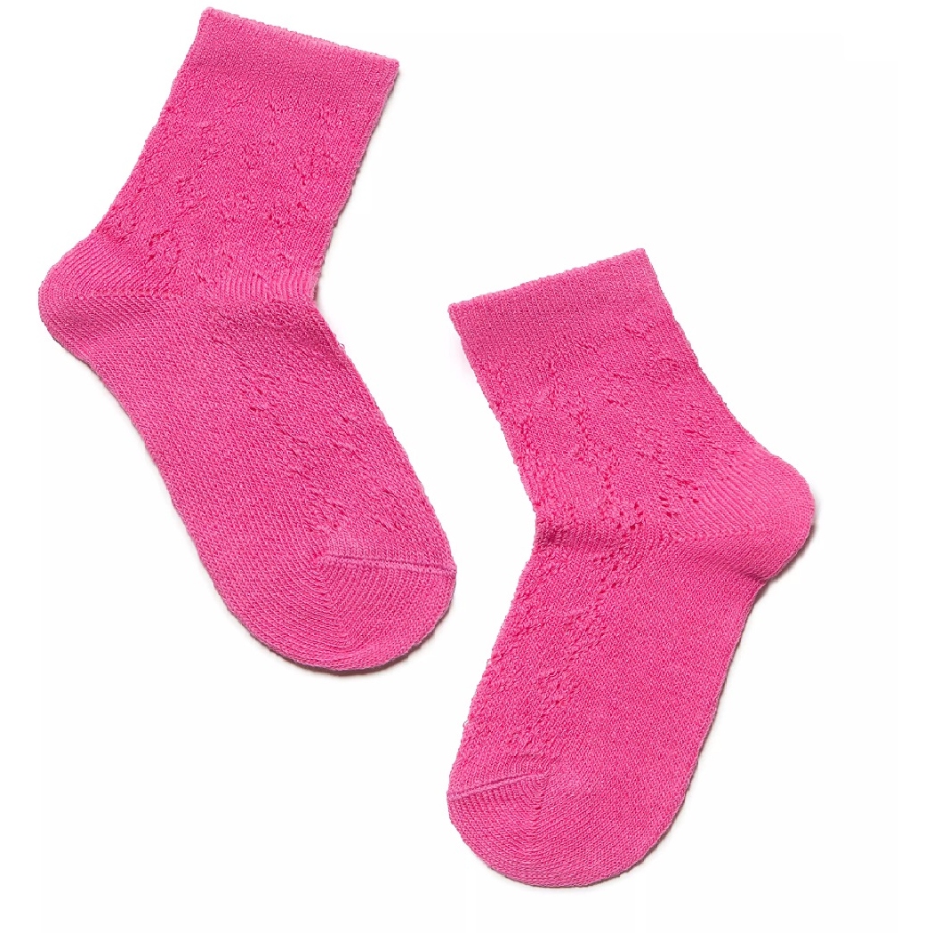 Носки дет. 18 ажурные розовый miss /носки детские/conte 7с-76сп
