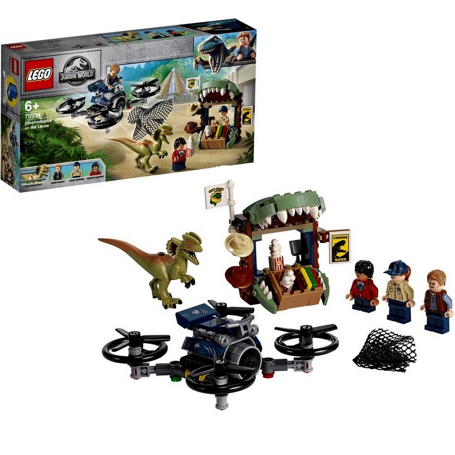 Лего Jurassic World "Побег Дилофозавра"