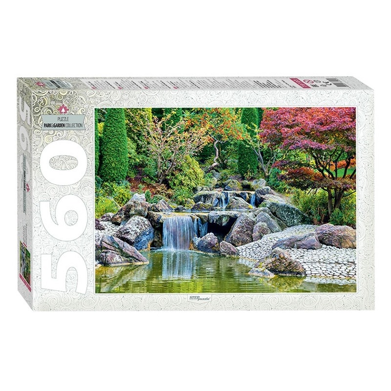 Мозаика "puzzle" 560 "Каскадный водопад в японском саду" 78103