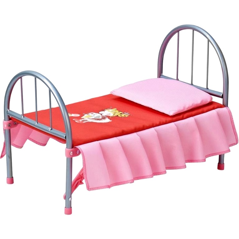 Кроватка для кукол мет "Карамель" 67363