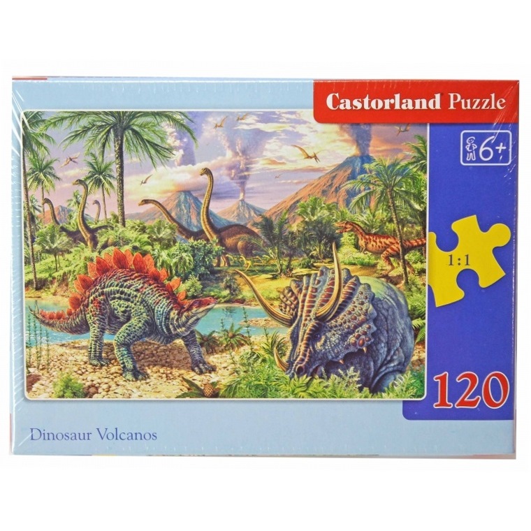 Пазлы "Динозавры" (120 эл.)